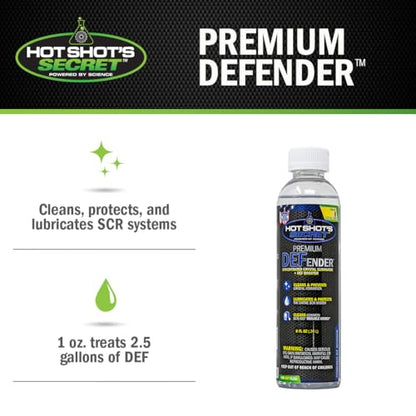 Hot Shot's Secret Premium DEFender DEF Treatment Additive, 8 oz - size: 8 fl oz