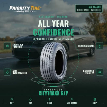 Landspider Citytraxx G/P 205/55R16 91V SL All Season Passenger Tire - size: 205/55R16