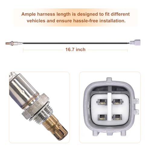 250-54084 Upstream Oxygen O2 Sensor for 2012-2018 Toyota Camry, 2011-2016 Highlander 3.5L, 2013-2018 Rav4 2.5L, 2012-2014 Sienna 3.5L - size: ‎250-54084