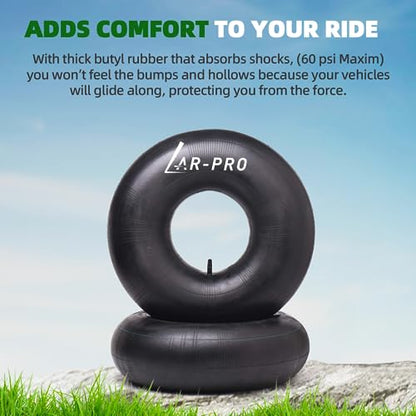 18x8.50/9.50-8 Replacement Inner Tube with TR-13 Valve Stem (2-Pack) - For Golf Cart/Tractor/Lawn Mower and More - size: 18x8.5/9.5-8,TR-13