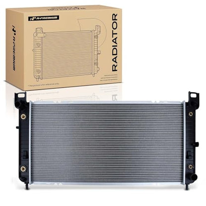 A-Premium 34" Engine Coolant Radiator with Transmission & Engine Oil Cooler - style: With Engine Oil Cooler