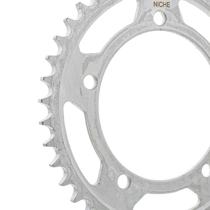 NICHE Drive Sprocket Chain Combo for Suzuki GSXR1000 GSXR750 Front 17 Rear 42 Tooth 525V O-Ring 110 Links - size: O-Ring Chain
