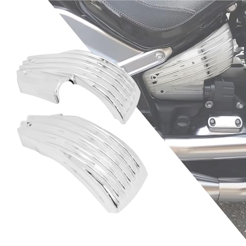Motorcycle Battery Side Fairing Covers Fit for Harley Fat Boy Breakout FXBR FXFB FLSB 2018-2023 Chrome - color: #1 chrome