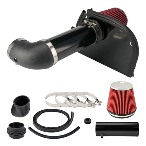 KAX 4" Cold Air Intake Kit for 2006-2010 Dodge Charger - color: Red, size: 2005-2010 300C/Charger V8 5.7L 6.1L Red
