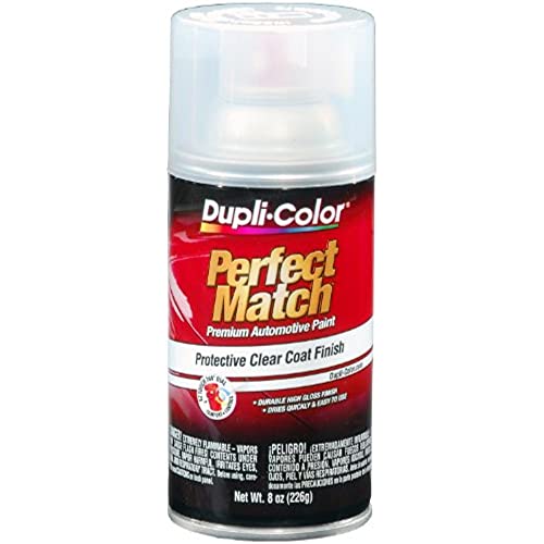 Dupli-Color EBCL01257 Clear Perfect Match Automotive Top Coat - 8 oz. Aerosol - color: Clear, size: 8 Ounce (Pack of 1), style: Universal