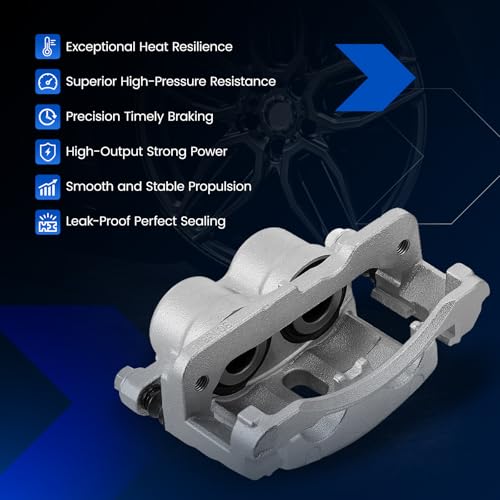 Front Brake Calipers Assembly for Chevrolet Silverado 1500 99-06 - size: Front [18B4729 & 18B4728]
