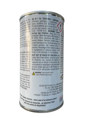 BG RF7 #107 Engine Oil Treatment - 11oz can