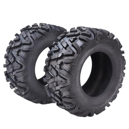 Towallmark Set of 2 26x11x12 ATV UTV Tires, 6PR Durable All Terrain Off-Road Tires, Heavy Duty Replacement Tires for Trail, Mud & Gravel - size: 26x11-12