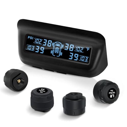 Masoll M13 Tire Pressure Monitoring System, RV/Trailer TPMS with 4 Sensors