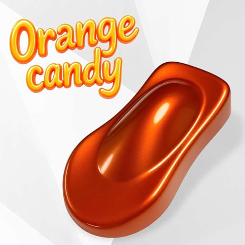 LiME LiNE Candy Pearl Basecoat Aerosol Spray Paint - Automotive Custom Car Paint for Pro Results - No Spray Gun Needed (Tangerine Orange) - color: Tangerine Orange