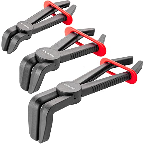 BILITOOLS 3pcs 90° Hose Pinch Off Pliers Set, Clamp Tool for Lines - size: 3-Piece, style: 90 Angled