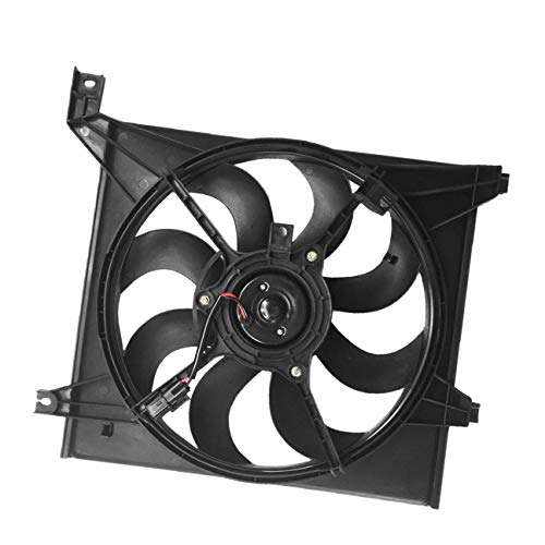 PartsFlow Radiator Cooling Fan Assembly for 2004-2009 Kia Spectra for 2005-2009 Kia Spectra5 621-378