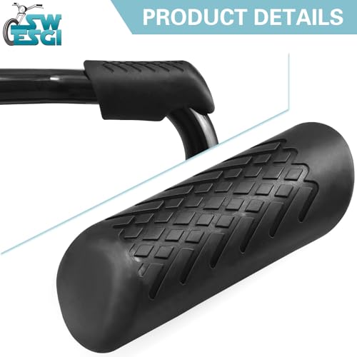 A Pair Crash Bar Footrest for Diameter 1-1/4" - style: Footrest For Engine Guard