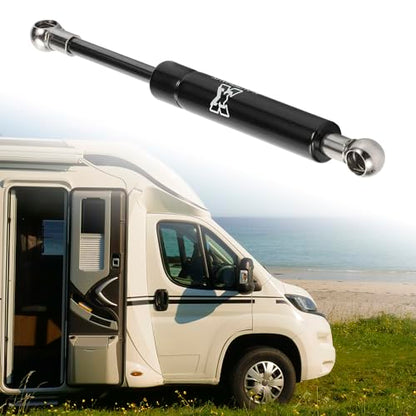 X AUTOHAUX 1 Pc 8inch 22Lbs/100N Black Lift Supports Struts Shocks - color: Black, size: 22lb