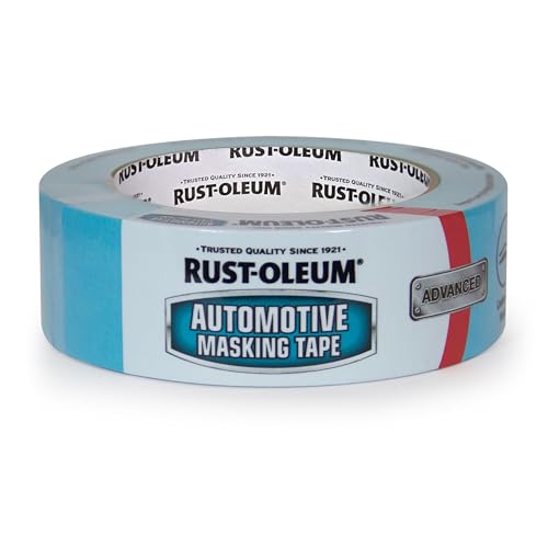 IPG Rust-Oleum Aqua Automotive Masking Tape, 1.41" x 35yd, Single Roll - color: Aqua, size: 1.41" x 35yd