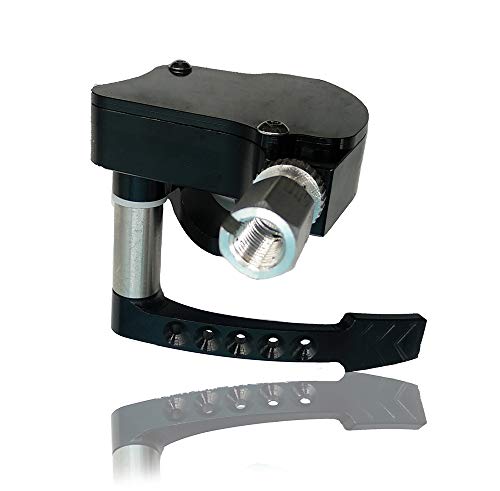 22mm 7/8" BILLET THUMB THROTTLE ASSEMBLY FOR YAMAHA BANSHEE YFZ RAPTOR 350 660 700 YFZ350 Blaster Banshee YFZ450 Warrior (black)