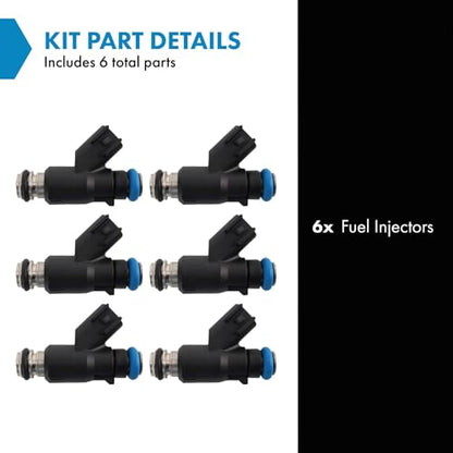 TRQ Fuel Injector Set - style: FIA58812