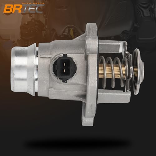 BRTEC 902-817 11537586885 Thermostat Housing Assembly 11537502779 for BMW X5 545i 550i 650i 745i 750i 760i GT xDrive M2 M3 M4 M5 M6 M8 X3 X4 X6