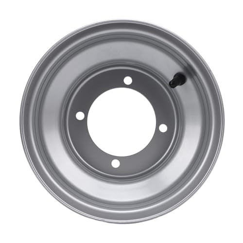 8 Inch ATV Wheel Rim, 4 Lug Design Aluminum Alloy Off Road Wheel for Go Karts, Black 78mm Hole Distance ATV Parts - size: Four Hole (Hole Spacing: 110mm / 4.33in)