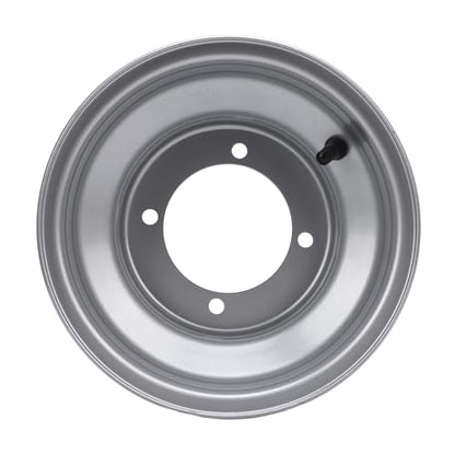 18X9.50 8 ATV Wheel Rim Aluminum Alloy High Strength 8 Inch Wheel Rim Hub Go Karts Carts Silver (Four Hole (Hole Spacing: 110mm / 4.33in) - size: Four Hole (Hole Spacing: 110mm / 4.33in