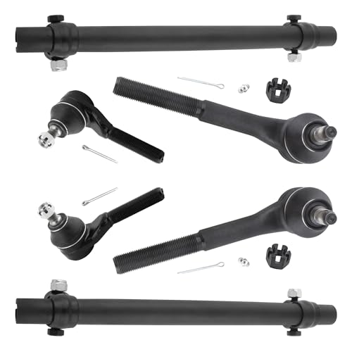 ES3494 ES3495 ES3311 Front Tie Rod Adjusting Sleeves Inner & Outer Tie Rod Ends Left & Right for Ford Crown Victoria Lincoln Town Car Mercury Grand Marquis 1995-2002, Pack of 6