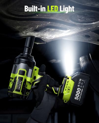 Robustrue Cordless Impact Wrench 1/2 Drive, 1475 Ft-lbs (2000N.m) Torque - size: 2000N.m