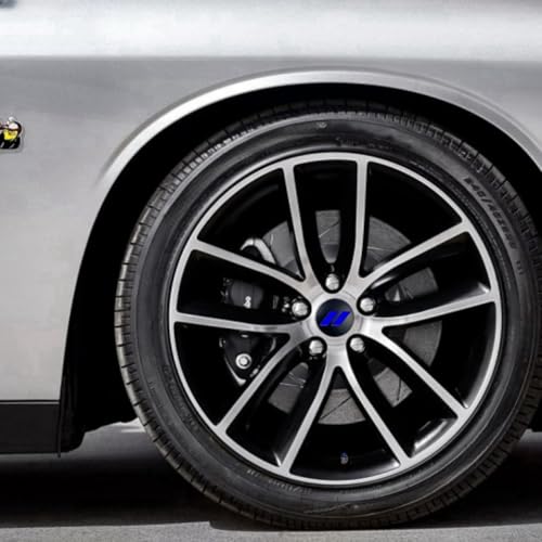 4Pcs Wheel Center Cap 63mm/2.5 inches Compatible with Dodge(Blue) - color: blue