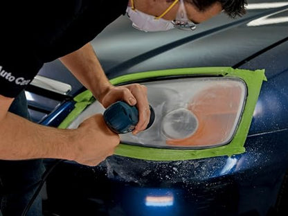 3M Auto Restore and Protect Headlight Restoration Kit, Use On Plastic Lenses, Headlights, Taillight, Fog Lights and More, Includes Sanding Discs, Headlight Clear Coat Wipes, Foam Pad and Glove (39194) - size: 1 Kit