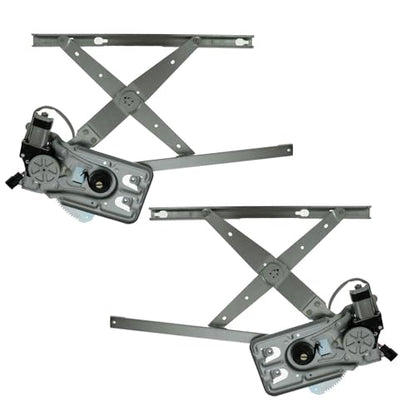 TRQ Front Power Power Window Regulator & Motor Assembly Set - style: WRA50372