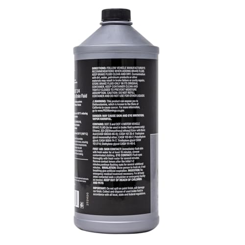 Valvoline DOT 3 & 4 Synthetic Brake Fluid, 32 oz - size: 32 fl oz