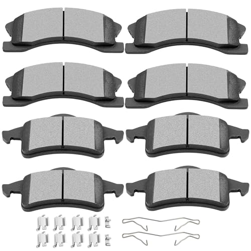 SCITOO Front Rear Ceramic Brake Pads Kits For Jeep Grand For Cherokee 99-04 - size: Front D945 & Rear D791