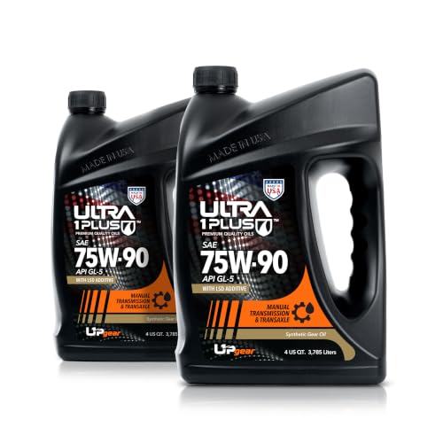 SAE 75W-90 Full Synthetic Gear Oil API GL-5 MT-1 Limited Slip 2 Gallons - size: 2 Gallon Pack