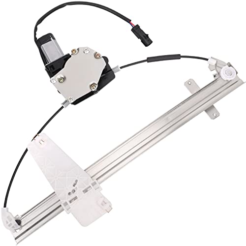 Obaee 741-556 Front Left Driver Side Power Window Regulator and Motor Assembly Compatible with Jeep Grand Cherokee WJ Series 2000-2004, Only Fit The Car Manufactured After 3/09/2000 - size: Front Left Driver Side