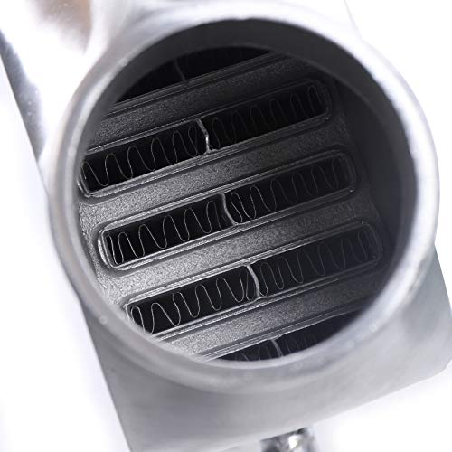 Universal Turbo Front Mount Intercooler 25"X12"X3" Inlet & Outlet One Side Top Polished Intercooler Aluminum Intercooler Front Mount Intercooler for All Cars - color: 25"X12"X3"