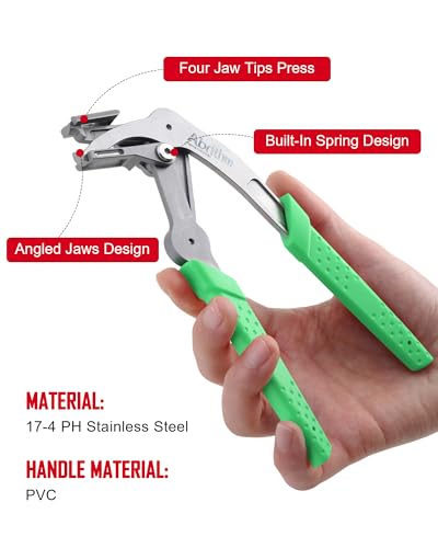 Car Clip Pliers, Panel Clip Removal Pliers, Professional Plastic Fastener Removal Tool for Removing Automotive Fasteners Clips Without Damage Green - color: Green