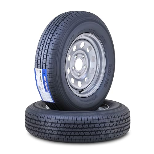 Free Country Trailer Tire Wheel ST175/80R13 8PR D 97N 5X4.5" Silver Mod Pk2 - size: ST175/80R13 /8PR