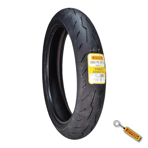 Pirelli Diablo Rosso IV 120/70-17 58W Front Motorcycle Tire - size: 120/70 ZR 17 58W