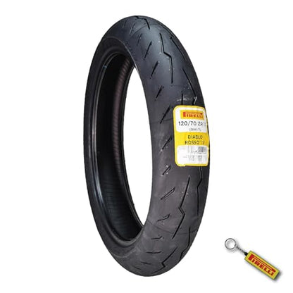 Pirelli Diablo Rosso IV 120/70-17 58W Front Motorcycle Tire - size: 120/70 ZR 17 58W