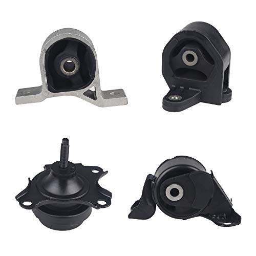 JDMON Compatible with 4Pcs Engine Motor Mount Honda Civic 1.7L Automatic Trans 2001 -2005 Replacement for A4511 A6588 A6591 A6595 - size: 4PCS-Compatible with 2001-2005 Civic 1.7L