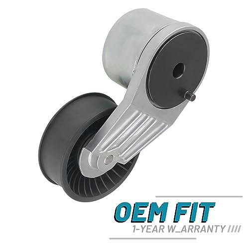 IRONTEK F4TZ6B209AA Belt Tensioner Pulley Assembly fit for Ford (1987-1992 Bronco/ 1987-1996 E-150 Econoline/ 1987-1996 E-150 Econoline Club Wagon/ 1987-1996 E-250 Econoline) #F4TE6B209AE E7TZ6B209H - size: F4TZ6B209AA