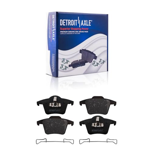 Detroit Axle - Brake Kit for 03-14 Volvo XC90 Brake Rotors and Brake Pads - size: 10PR1200234/kit