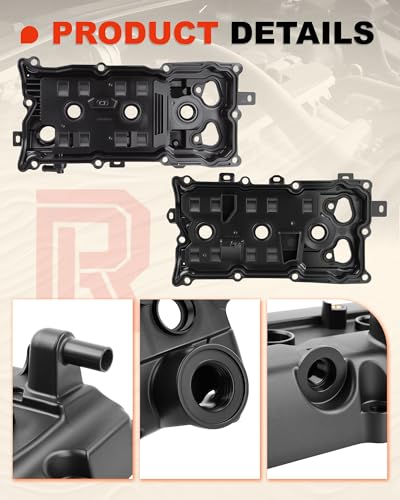 Upgraded Engine Valve Covers w/Gasket & Bolts for 3.5L Maxima Altima - size: 132649N00A, 132649N00B