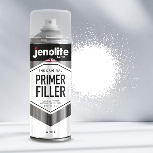 JENOLITE Primer Filler Aerosol, Quick-Drying Multi-Surface, White 1x13.5oz - color: White