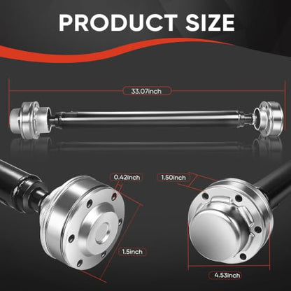 938-082 Drive Shaft - Front Driveshaft Propeller Drive Shaft Assembly Compatible with 2007-2014 Expedition，2009-2014 F-150，2007-2014 Navigator - color: 938-082
