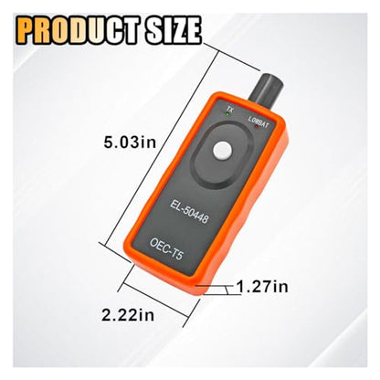 TPMS Relearn Tool, OEC-T5 EL-50448 Tire Pressure Monitor System Sensor Reset Tool, Programming Training Activation Tool for GM/Cadillac/Buick/Chevy Series Vehicles 2023 Edition - size: Orange