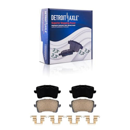Detroit Axle - Brake Kit for Audi 2012-2013 A5, 2012 A5 Quattro, Disc Brake - size: 8PR56088/KIT