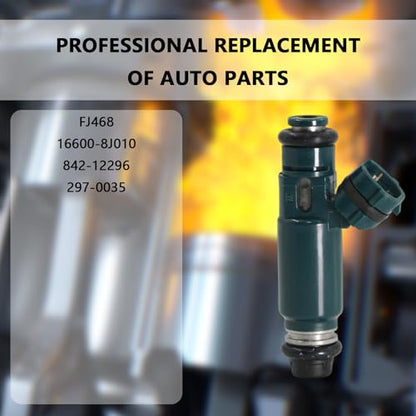 Set of 4 Fuel Injectors FJ468 Compatible with Nissan Altima Sentra - color: Set of 4, size: FJ468