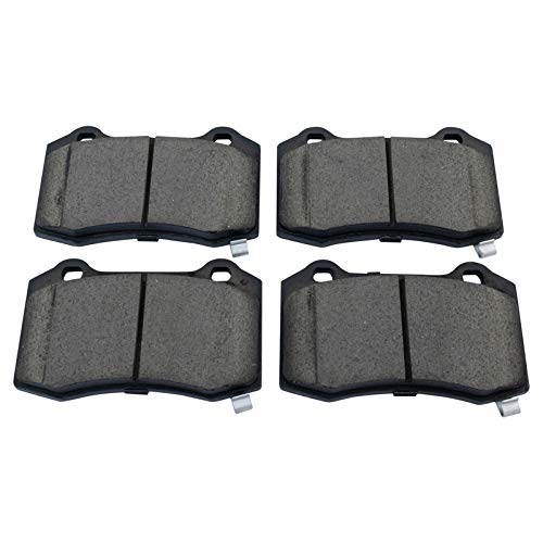 TRQ Front and Rear Ceramic Brake Pad Set - color: Ceramic, size: BKA12032