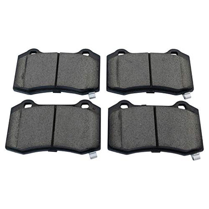 TRQ Front and Rear Ceramic Brake Pad Set - color: Ceramic, size: BKA12032