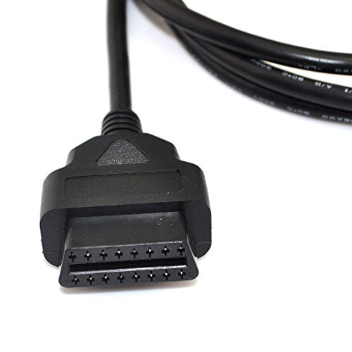 iKKEGOL 9.8ft 3M OBD 2 OBD II 16 Pin Car Male to Female Extension Cable Diagnostic Extender - size: 9.8Ft/3M